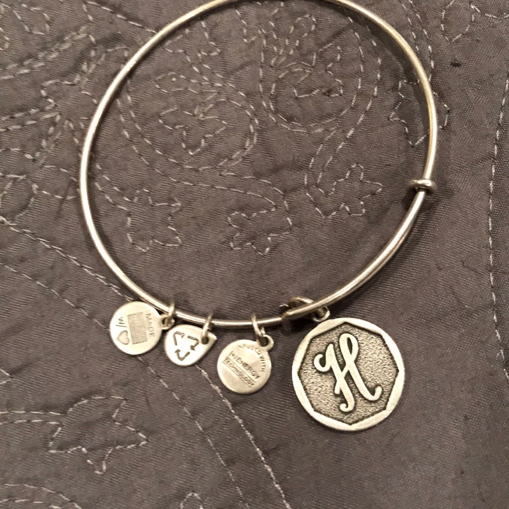 Alex and Ani bracelet with H monogram. - Picture 2 of 5